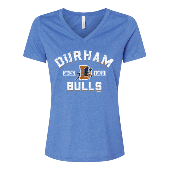 Durham Bulls Women's Royal Softstyle CVC Tee