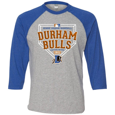 Durham Bulls Panzetta 3/4 Sleeve Raglan