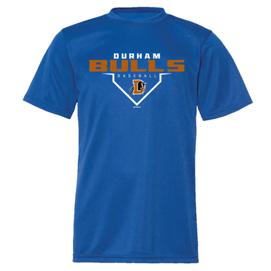 Durham Bulls Youth Royal Raycon Performance Tee