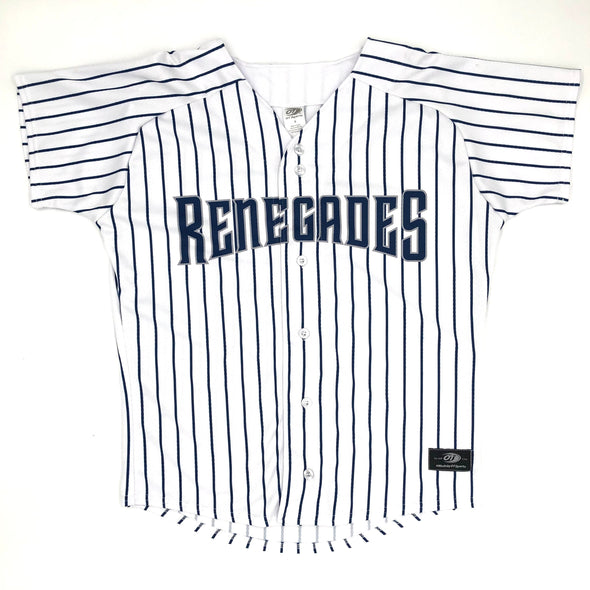 YOUTH FB Dominguez #12 Pinstripes Replica Home Jersey