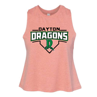 Ladies Tatum Racerback Crop Tank