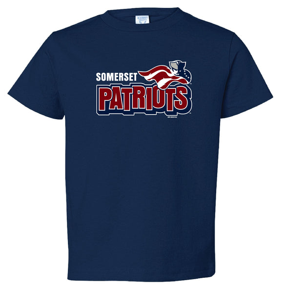 Somerset Patriots Toddler Navy Deadline Tee