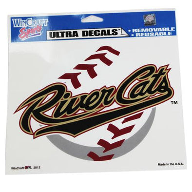 DECAL CLING, SACRAMENTO RIVER CATS