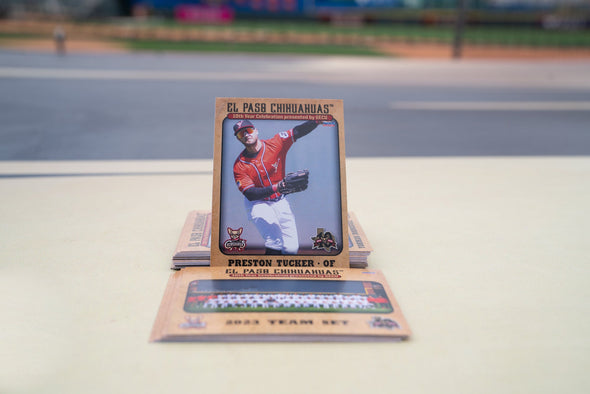 2023 CHIHUAHUAS OFFICIAL TEAM CARD SET