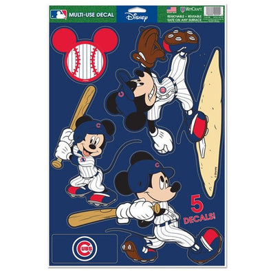 Chicago Cubs Multi Use Decal Pack-Disney Mickey