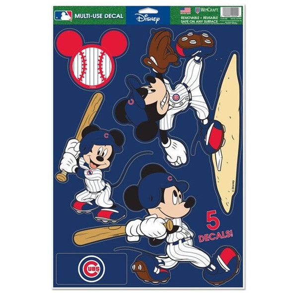Chicago Cubs Multi Use Decal Pack-Disney Mickey
