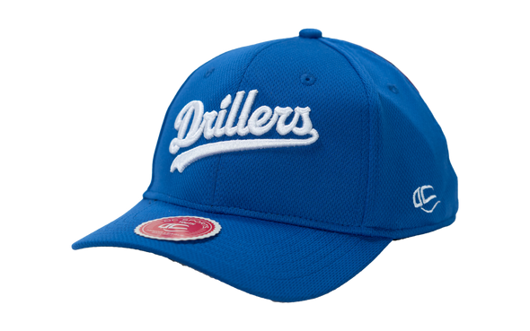 Tulsa Drillers Infielder+ Royal Script Cap