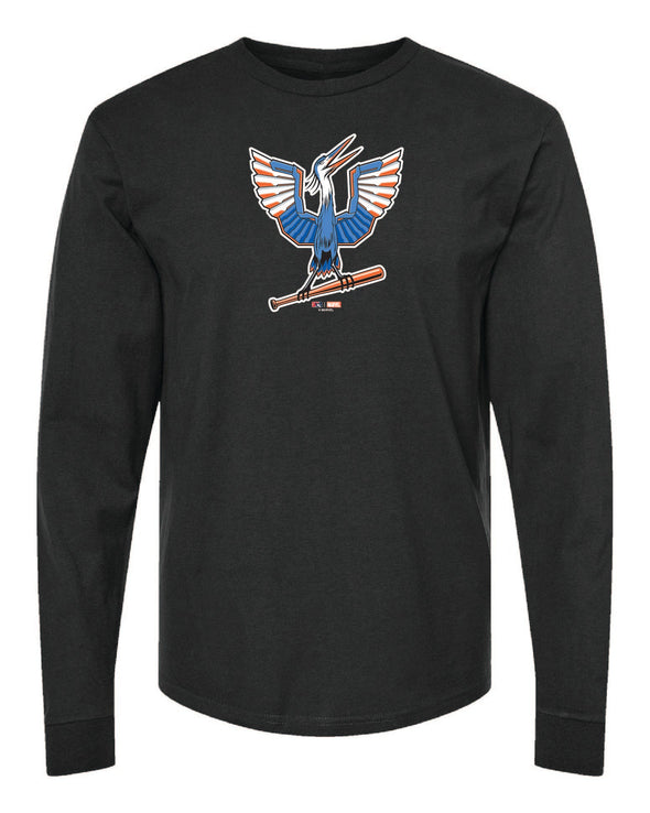 Delmarva Shorebirds Marvel's Defenders of the Diamond OT Sports Long Sleeve Shirt