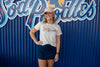 Amarillo Sod Poodles '47 Women's Sand Word Frankie Tee