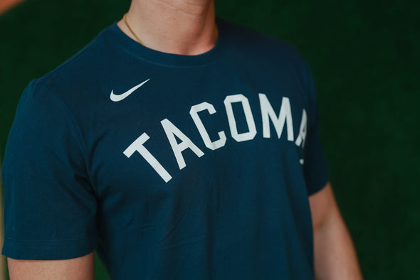 Tacoma Rainiers Nike Navy Dri-FIT Cotton T-Shirt