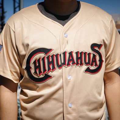 CHIHUAHUAS AUTHENTIC 2025 MENS TAN JERSEY- OT SPORTS