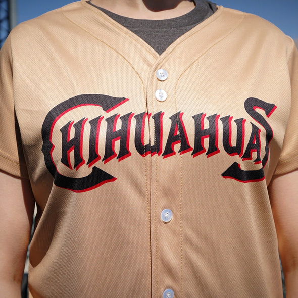 CHIHUAHUAS WOMENS REPLICA TAN SUBLIMATED JERSEY- OT SPORTS