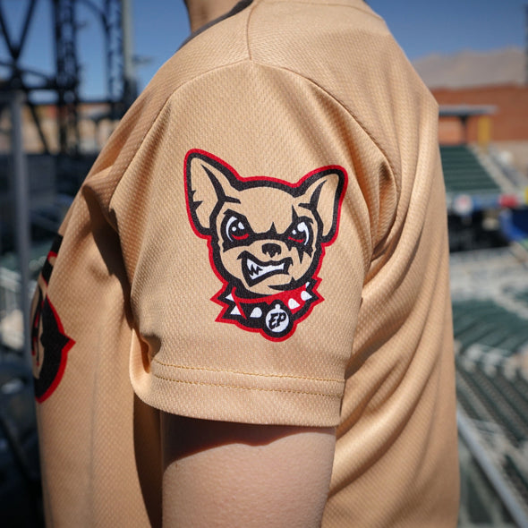 CHIHUAHUAS WOMENS REPLICA TAN SUBLIMATED JERSEY- OT SPORTS