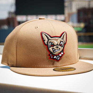 ELPASO CHIHUAHUAS KHAKI DOGHEAD NEWERS FITTED HAT