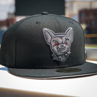 ELPASO CHIHUAHUAS BLACK STORM NEW ERA FITTED HAT