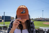 Amarillo Sod Poodles Calf Fries 39THIRTY Orange Skillet cap