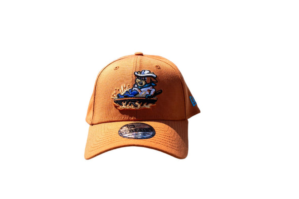 Amarillo Sod Poodles Calf Fries 39THIRTY Orange Skillet cap