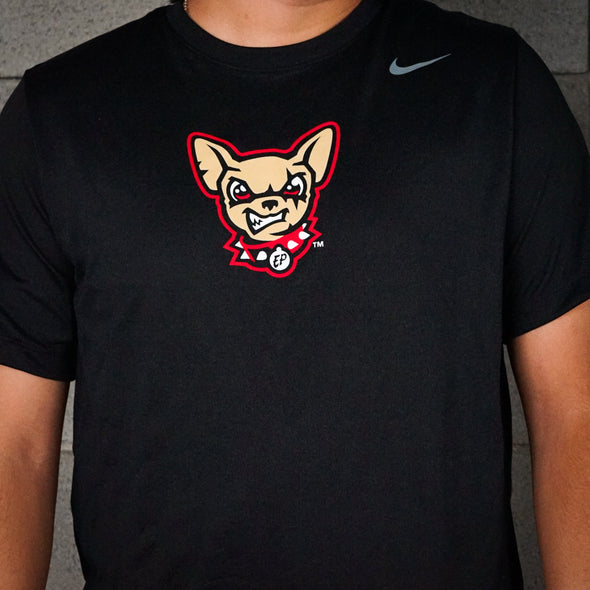 CHIHUAHUAS NIKE DOGHED BLACK SHORT SLEEVE TEE