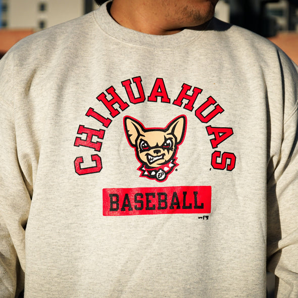 CHIHUAHUAS CHAMPION OATMEAL CREWNECK SWEATSHIRT