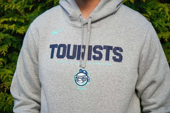 Asheville Tourists Nike Grey Club Hoodie