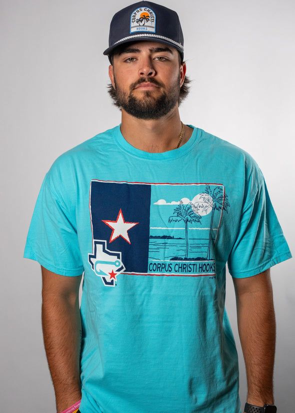 Comfort Wash - T Texas Flag