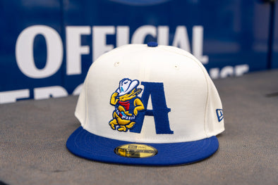 Amarillo Sod Poodles New Era White Lean A 59FIFTY