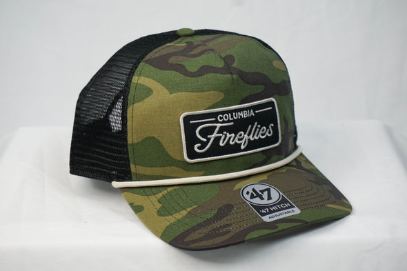 '47 Fireflies Camo Hitch w/ Patch Trucker