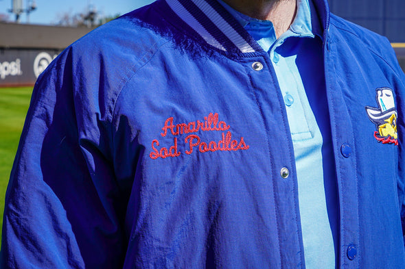 Amarillo Sod Poodles NE Baseball Bomber Jacket