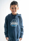 Youth Fleece Hood Primary Logo - Navy