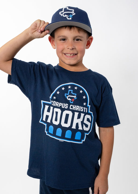 Youth T Primary Logo - Navy