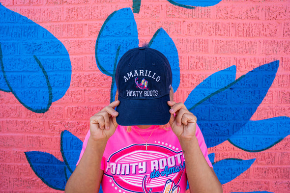 Pointy Boots de Amarillo Navy Archway '47 CLEAN UP Adjustable Hat