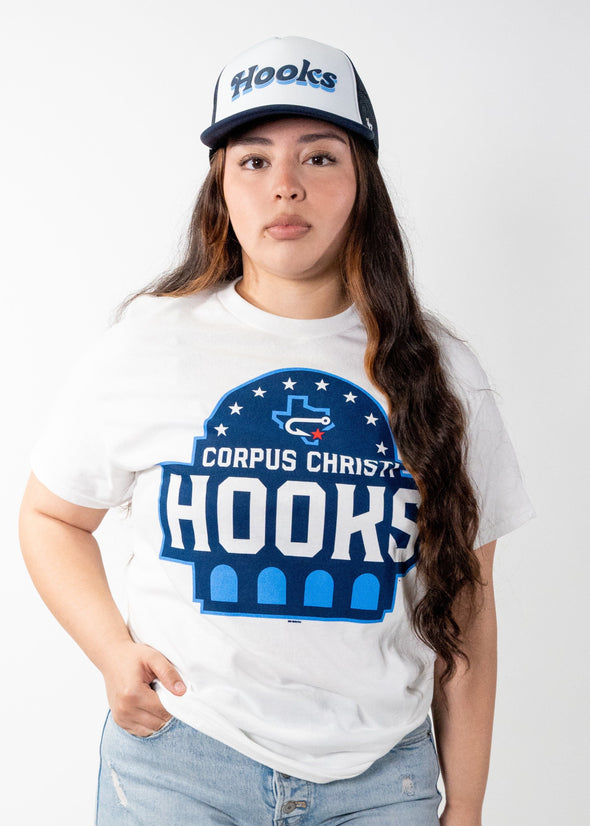 T Primary Logo - White