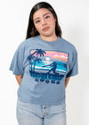 Women's - Comfort Wash - Cropped T Batter Sunset
