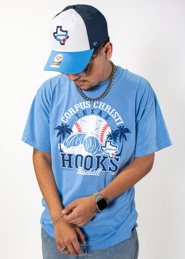 Comfort Wash - T Baseball Waves