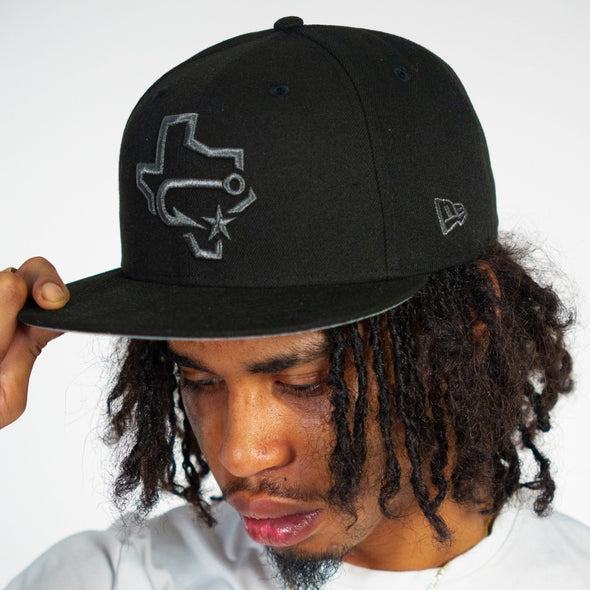 New Era - 59fifty Fitted - Fashion Collection - Tonal Black Home Cap