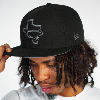 New Era - 59fifty Fitted - Fashion Collection - Tonal Black Home Cap
