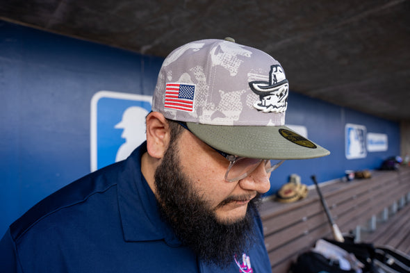 Amarillo Sod Poodles New Era 2025 Armed Forces 59FIFTY Cap