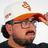 New Era - 9forty A Frame - Fashion Collection - Orange / Cream Road Cap