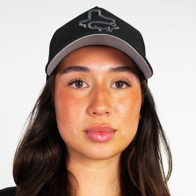 New Era - 9forty A Frame - Fashion Collection - Tonal Black Home Cap