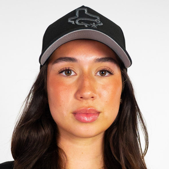 New Era - 9forty A Frame - Fashion Collection - Tonal Black Home Cap