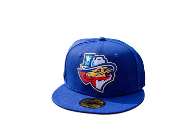 Amarillo Sod Poodles 2023 NE 59FIFTY Championship Gold State Hat