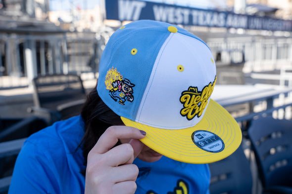 Amarillo Sod Poodles New Era Yellow City 9FIFTY Snapback Cap