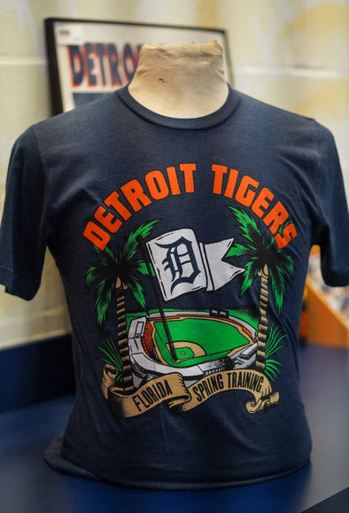 Detroit Tigers Stadium Flag T-Shirt - English D