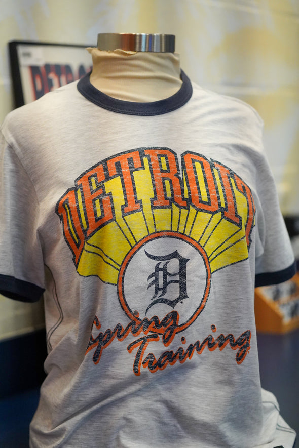 Detroit Tigers Men's Wax Pack Dalton Ringer T-Shirt