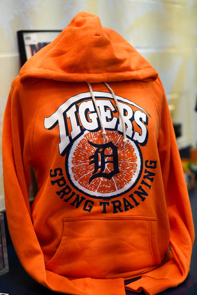 Detroit Tigers Orange Grapefruit Hoodie - English D