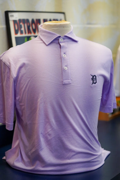 Detroit Tigers Pilot Mill Lavender Polo