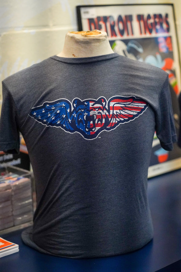 Lakeland Flying Tigers Patriotic T-Shirt Home Logo