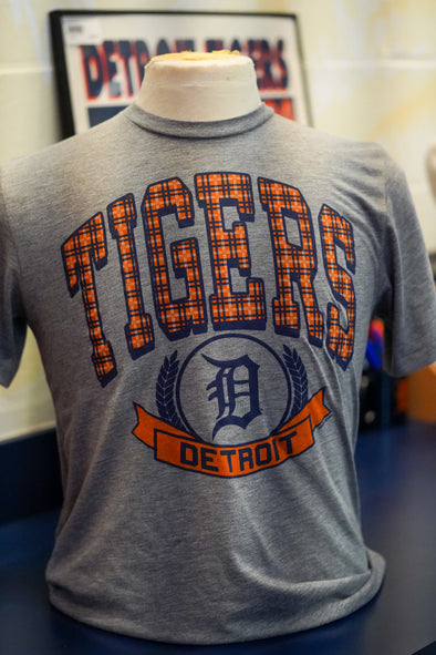 Detroit Tigers Plaid T-Shirt