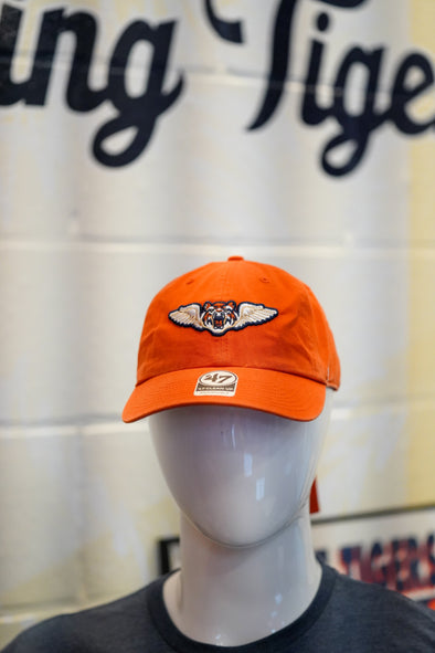 Lakeland Flying Tigers Clean Up Adjustable Orange Cap - Home Logo