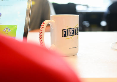 Fireflies Baseball Stitch Coffee Mug